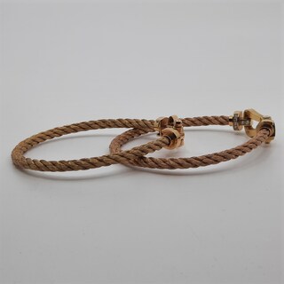 2x Geelgouden armband, 18 karaats, Fred