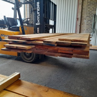 Ca. 47x Douglas planken, 2,2 x 15 x 410 cm