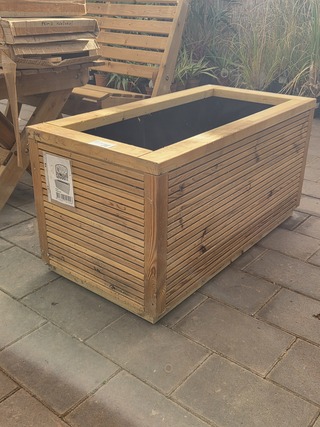 Houten bloembak Carp Garant