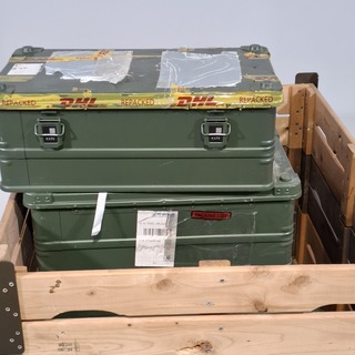 8x Metalen koffer, Zarges, K470