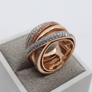 Roségouden ring, 18 karaats, AL Coro