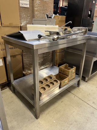 Rvs werktafel 100x70x89 cm
