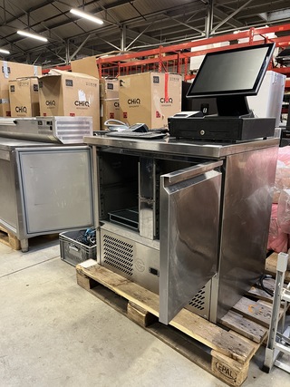 Koelwerkbank 2-deurs 90x70x86 cm