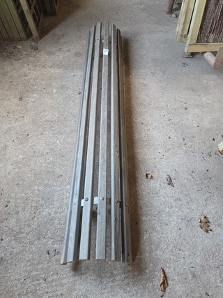 3x Houten beschermingspaneel