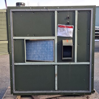 Koelmotor in houten transportkist