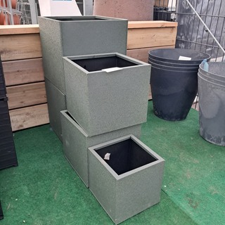 5x Metalen bloembak, TS Collection