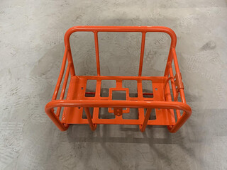 ca.30x Fietsmand met bekerhouder, Oranje