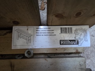 Houten bijzettafel Hillhout