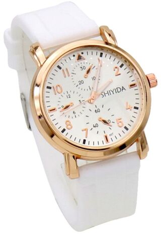 Ca. 10x Horloge SHIYIDA, Rubber Strap White
