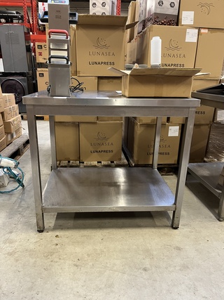 Rvs werktafel 100x70x89 cm