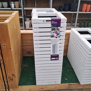 2x Houten bloembak, Hillhout, Elan Style