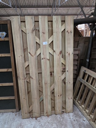 Partij schuttingpanelen o.a. Hillhout