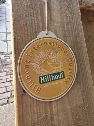 4x Schuttingpaneel, O.a. Hillhout