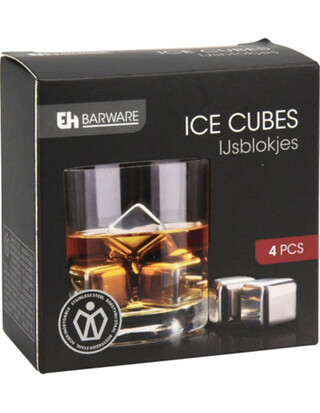 Ca. 192x RVS IceCube – 4pack