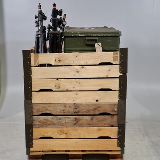 6x Lichtbak in transportkist