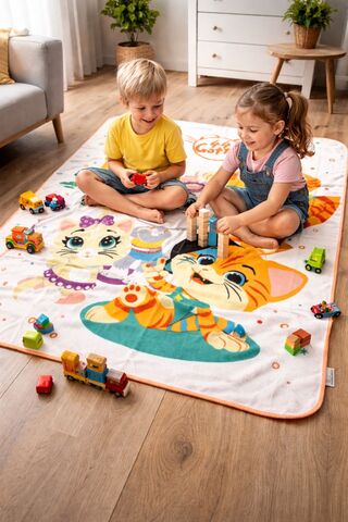 Ca. 72x Fleece Plaid, Kids