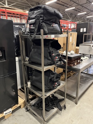 Rvs stelling inclusief 4 bezorgtassen met HeatElement Heatmaestro