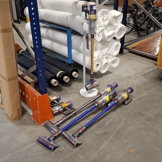 6x Steelstofzuigers, Dyson, V10, V11, V12