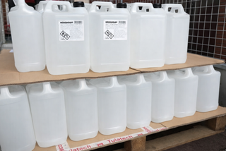 Ca. 53x Desinfectiemiddel 5 L partij, Hooghoudt, Handgel 80% Alcohol,