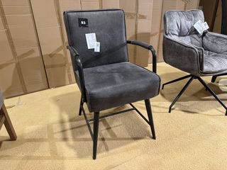 Eetkamerstoel, antraciet