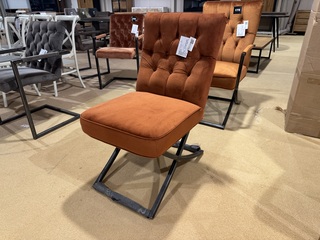 Eetkamerstoel, oranje