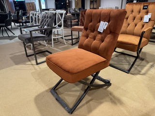 Eetkamerstoel, oranje