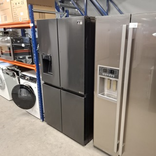 Amerikaanse koelkast, Hisense, RQ760N4SBFE | NoFrost | A+++, Zwart