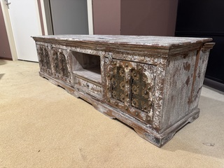 TV- meubel, bruin/beige gemêleerd