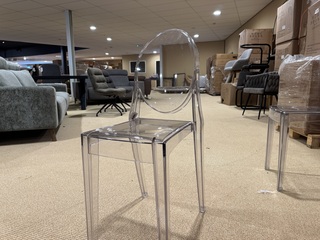 Set van 4 eetkamerstoelen Home bound by KY, Elsa, transparant