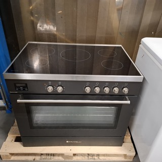Inductie fornuis ( Showroom model ), Fratelli, 90100-60, Zwart