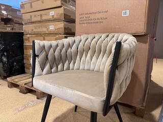 Set van 4 eetkamerstoelen Home bound by KY, Cleo, beige