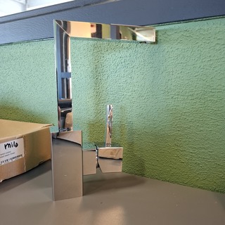 Wastafelkraan Hotbath, Bloke, chroom