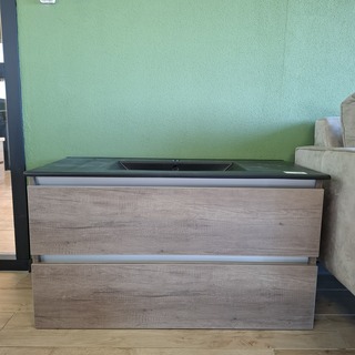 Badmeubel HR Badmeubelen, Lorencio, concrete oak