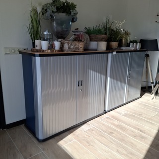 2x Jaloeziekast Gispen, aluminium