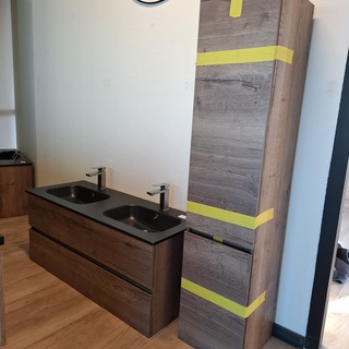 Badmeubel HR Badmeubelen, Lorencio, tobacco