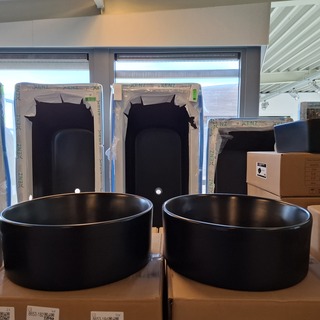 10x Waskom Best Design, Breela, mat zwart