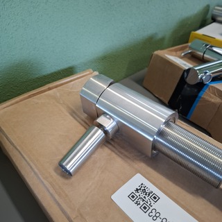 Wastafelkraan CEA, NEU50S, rvs geborsteld