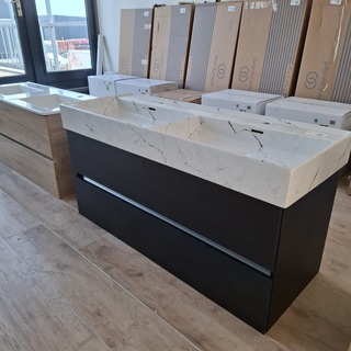 Badmeubel HR Badmeubelen, Lorencio, black oak