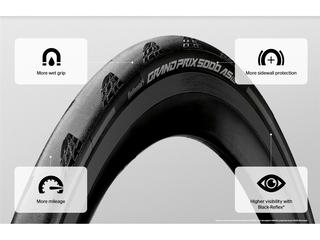 Continental Grand Prix 5000 Allseason TR Racefiets Band 28mm Zwart