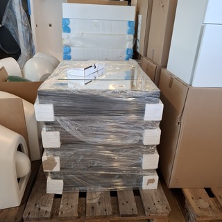 4x  Spiegelkast antraciet