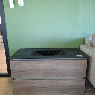 Badmeubel HR Badmeubelen, Lorencio, concrete oak