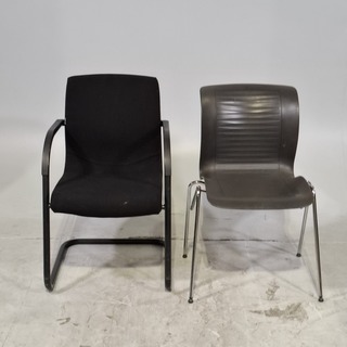 Partij diverse stoelen en 2x tafel