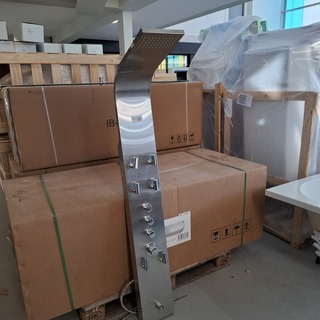 Douchezuil BESTDESIGN, rvs geborsteld