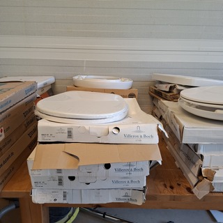 ca. 9x Toiletzitting/deksel Villeroy & Boch
