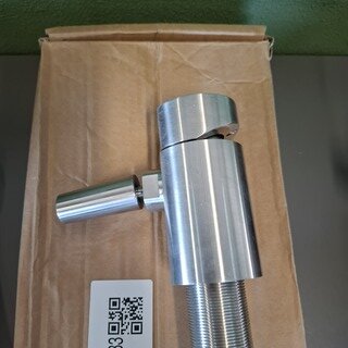 Wastafelkraan CEA, NEU50S, rvs geborsteld