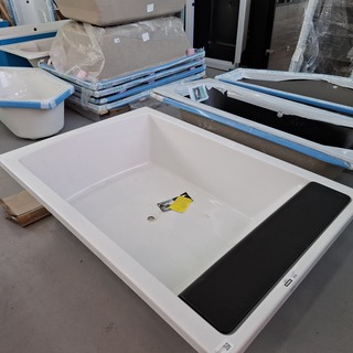 Ligbad Riho, Savona, glans wit