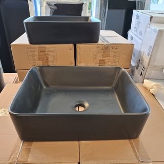 10x Waskom Best Design, Roveto, mat zwart