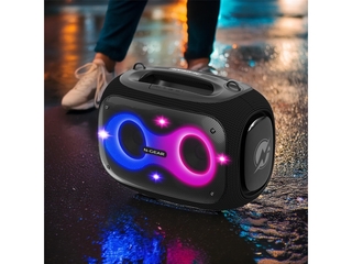 N-GEAR NRG600 Bluetooth Speaker Partybox met Verlichting + 2 Microfoon