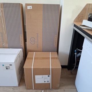 WC-set Ideal Standard, wandcloset-set, mat zwart