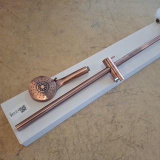 2x  Glijstangset Xenz, Dure, koper